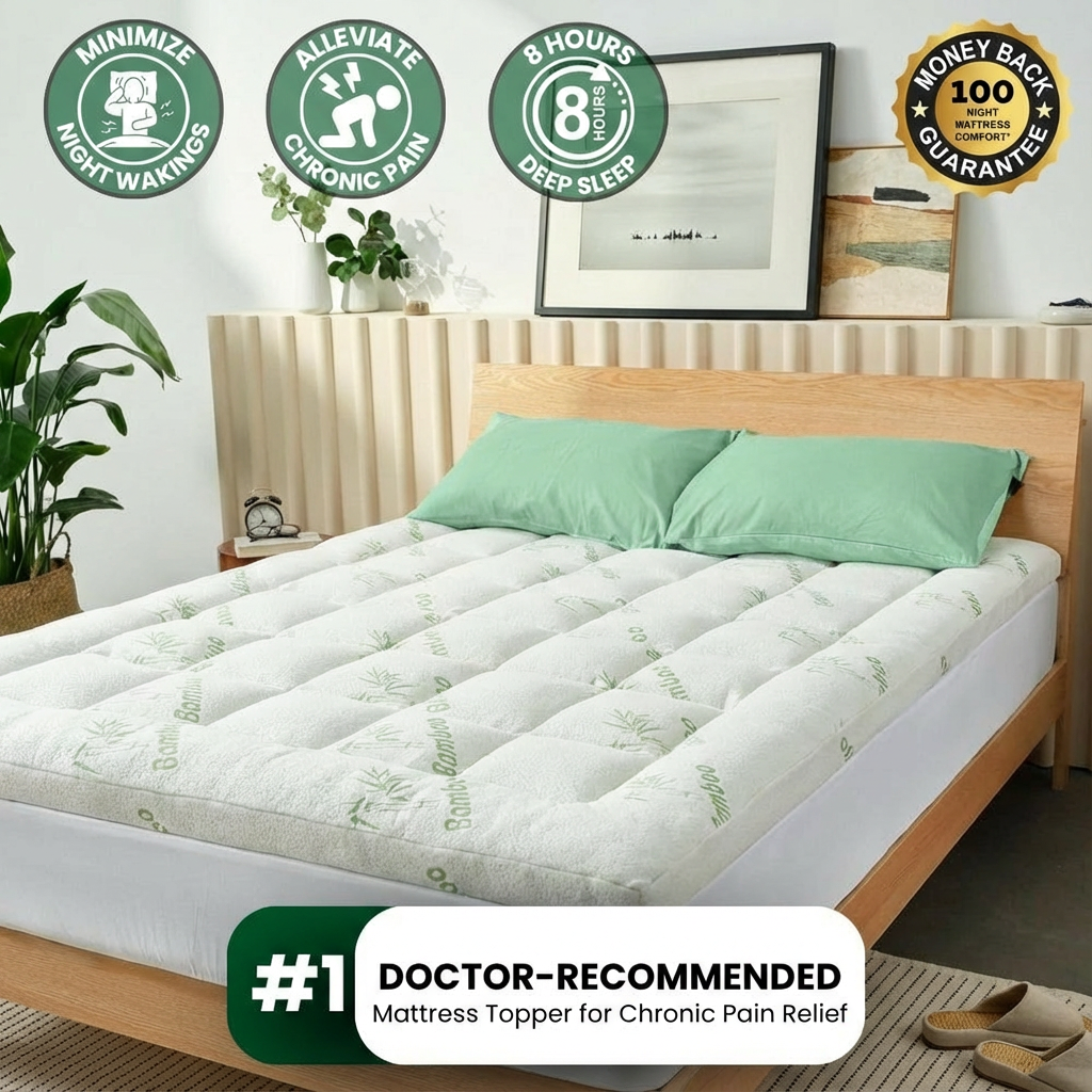 Premium Bamboo Mattress Topper