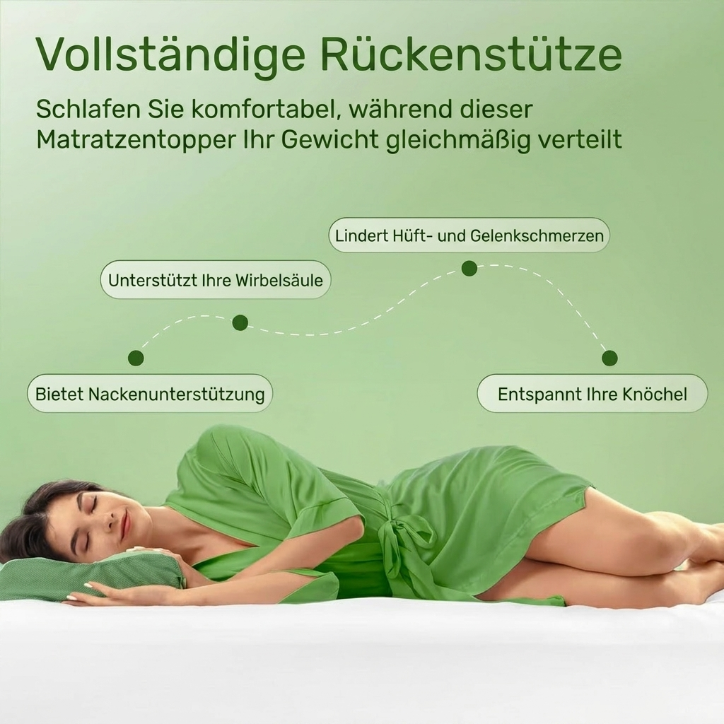 Premium Bambus-Matratzentopper